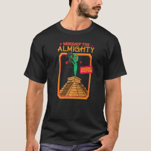 Worship The Almighty Ruler Ancient Masters Cat T-Shirt