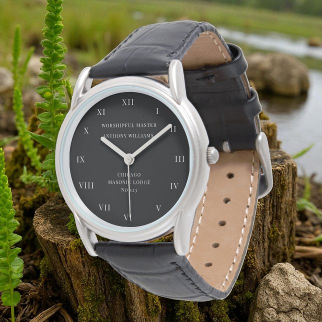 Worshipful Master Freemason Masonic Lodge Watch (Creator Uploaded)