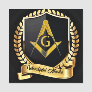 Worshipful Master Name Tag