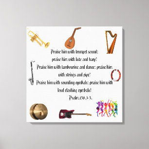 Worshipper's Stretched Canvas Print