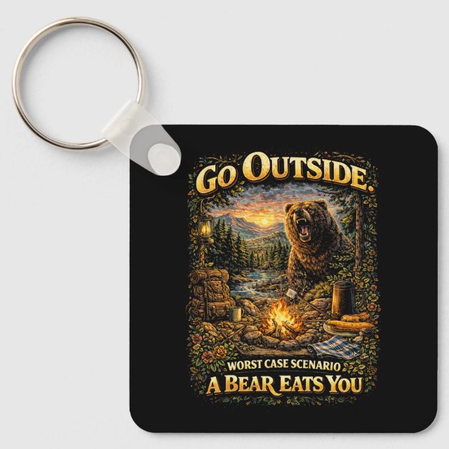 Worst Case Wilderness Key Ring (Front)