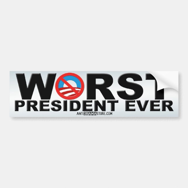 Worst Ever Bumper Sticker (Front)