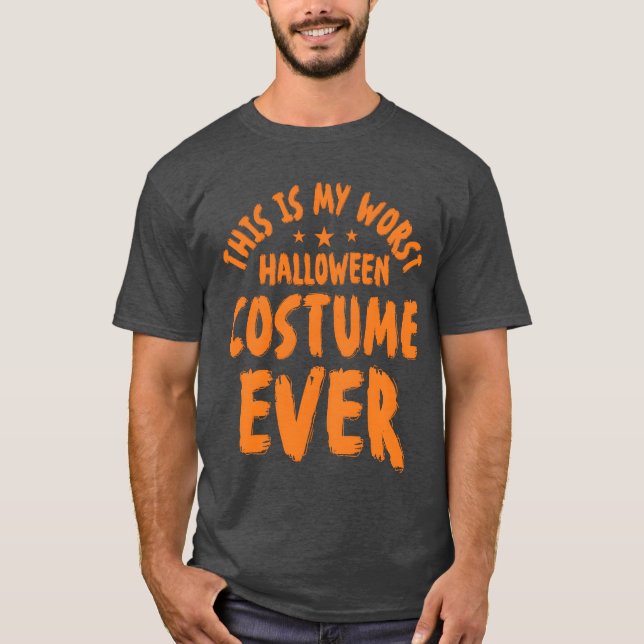 Worst Halloween Costume vintage T-Shirt (Front)