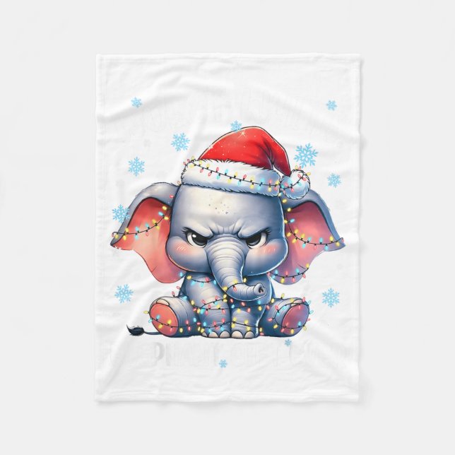 Worst White Elephant Ever Christmas Xmas Under 15  Fleece Blanket (Front)