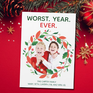 Worst Year Ever Christmas Dark Humour Magnetic Car