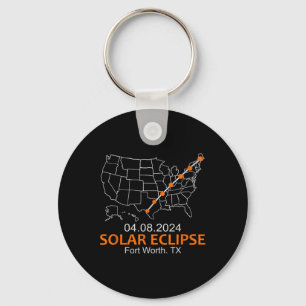 Worth Texas 2024 Total Solar Eclipse Key Ring