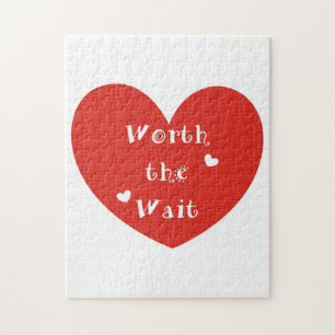 Worth the Wait - Adoption - New Baby Jigsaw Puzzle