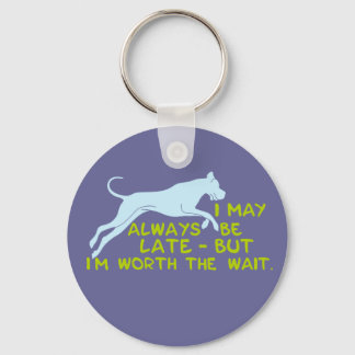 worth the wait key ring