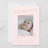 Worth The Wait Peach Photo Modern Birth
