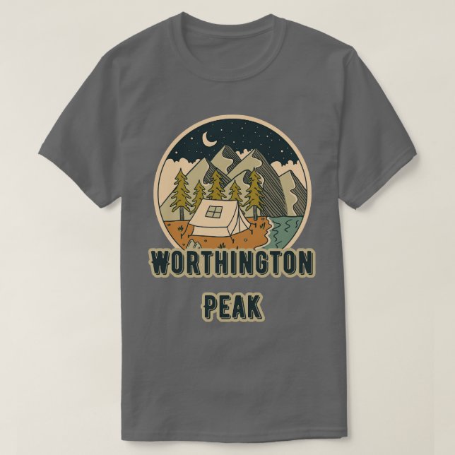 Worthington Peak T-Shirt (Design Front)