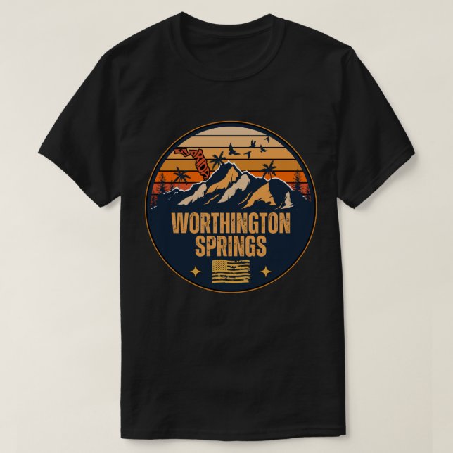 Worthington Springs, Florida  T-Shirt (Design Front)