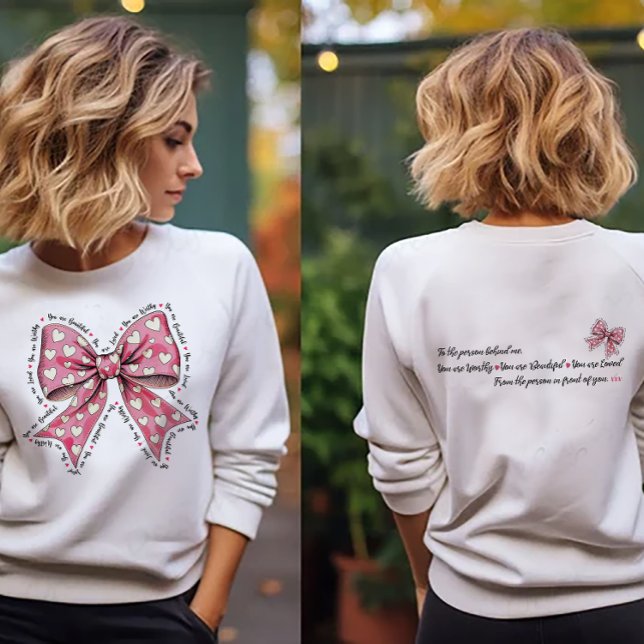 Worthy, Beautiful & Loved Sweatshirt (Creator Uploaded)