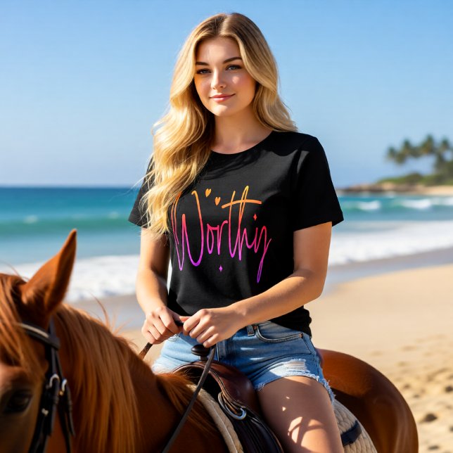 Worthy Christian Statement Tri-Blend Shirt (Creator Uploaded)