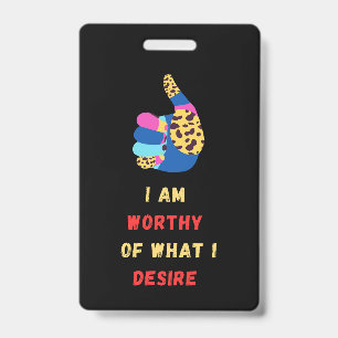 Worthy ID Badge