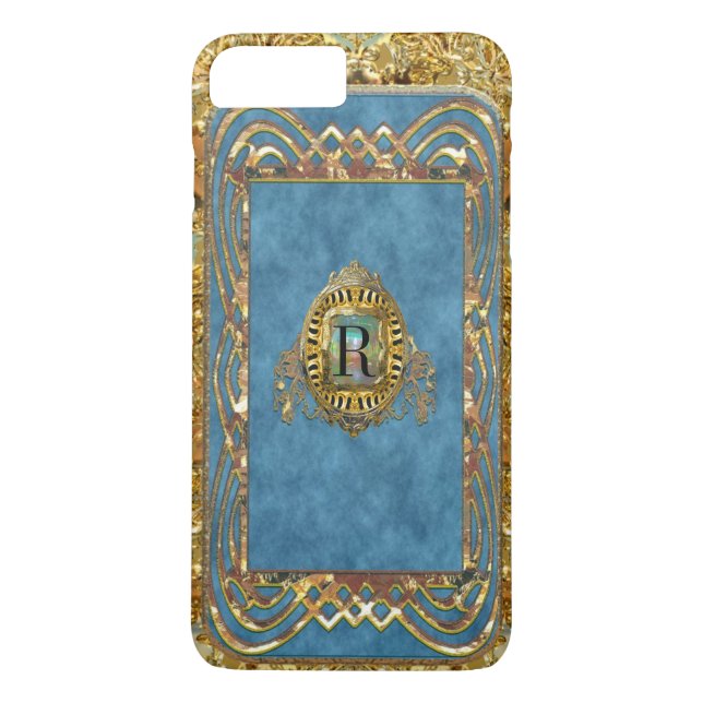Woshamp Blew Monogram Case-Mate iPhone Case (Back)
