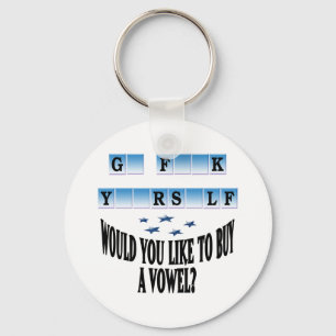 Woul you like to buy a vowel? key ring