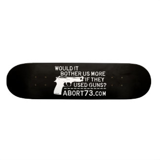 Would it Bother Us More if They Used Guns? Abort73 Skateboard