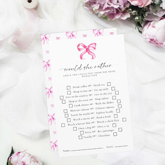 Would She Rather Tying the Knot Bridal Shower (Creator Uploaded)