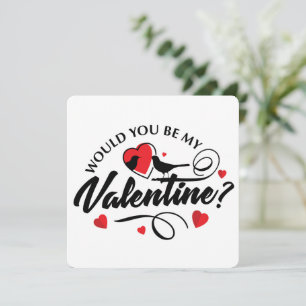 Would You Be My Valentine Holiday Card