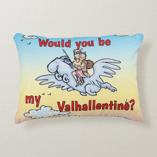 Would you be my Valhallentine Decorative Cushion