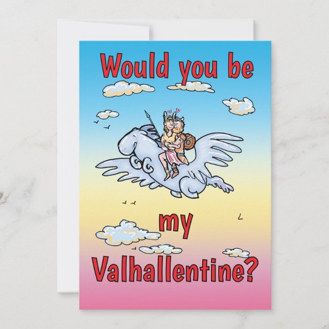 Would you be my Valhallentine Holiday Card (Front)