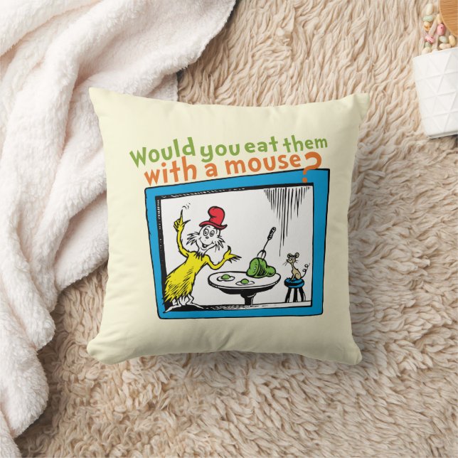 Would You Eat Them With A Mouse? Cushion (Blanket)