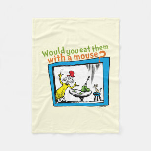 Would You Eat Them With A Mouse? Fleece Blanket