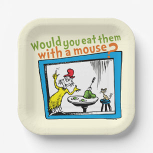 Would You Eat Them With A Mouse? Paper Plate