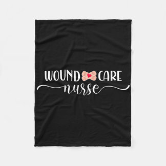 Wound Care Nurse  Fleece Blanket