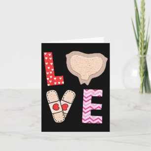 Wound Care Nurse Valentines Day Love Mepilex Medic Card
