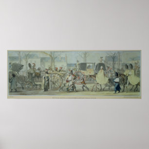 Wounded French Soldiers Entering Paris Poster