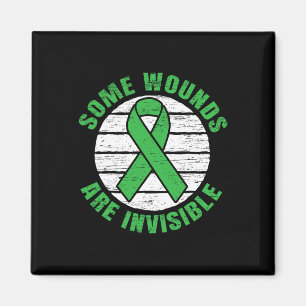 Wounds Are Invisible Mental Health Awareness Suppo Magnet
