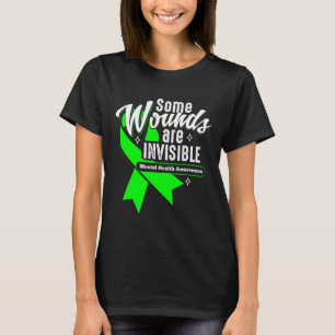 Wounds Are Invisible Mental Health Awareness Women T-Shirt
