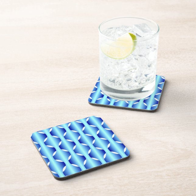 Woven Blues Coasters (Right Side)