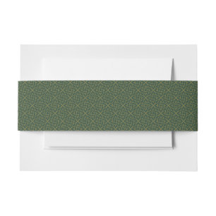 Woven Celtic Knot Pattern Invitation Belly Band