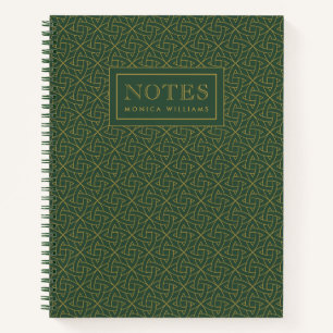 Woven Celtic Knot Pattern Notebook