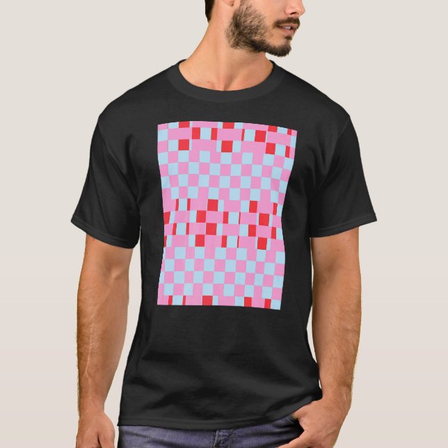 Woven Chequered T-Shirt (Front)