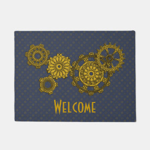 Woven Clockwork Doormat