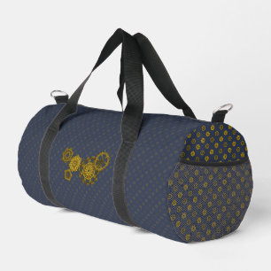 Woven Clockwork Duffle Bag