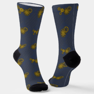 Woven Clockwork Socks