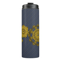 Woven Clockwork Thermal Tumbler