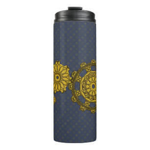 Woven Clockwork Thermal Tumbler