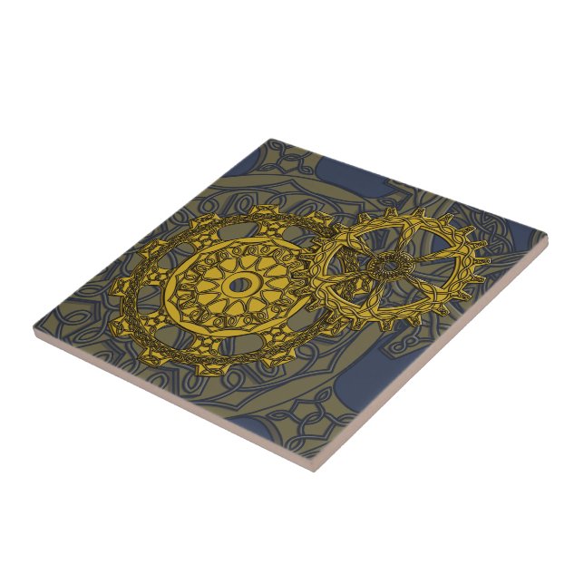 Woven Clockwork Tile (Side)