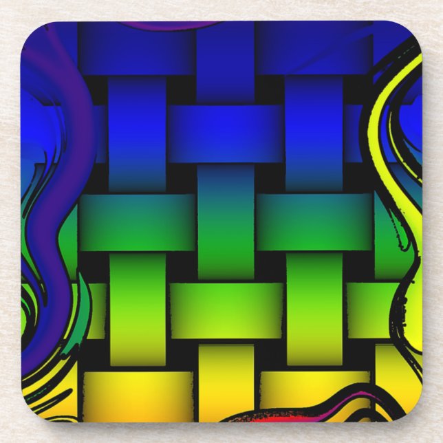 Woven Colours Coaster (Front)