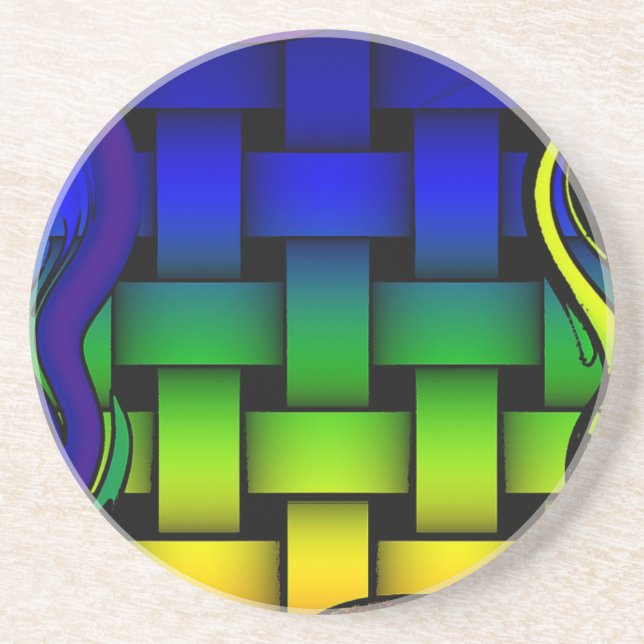 Woven Colours Coaster (Front)