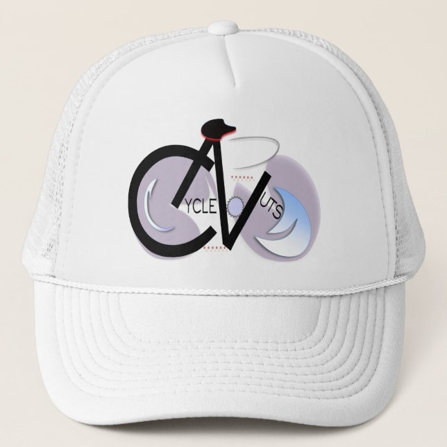 Woven CycleNuts Lotsa Logo Cap (Front)
