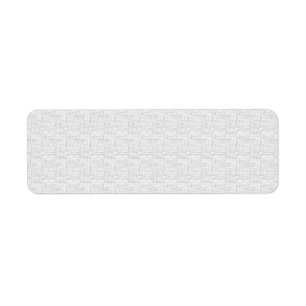 Woven Grey Elegance Custom Address Label