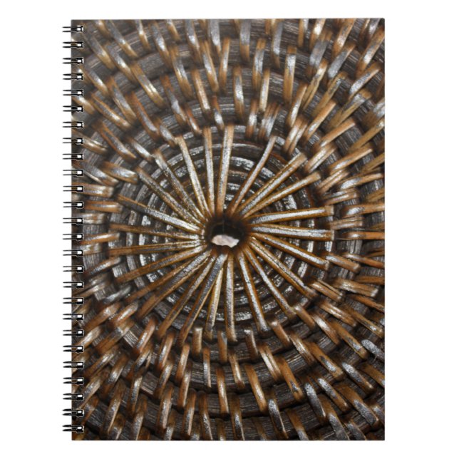 Woven Mat Spiral Notebook (Front)
