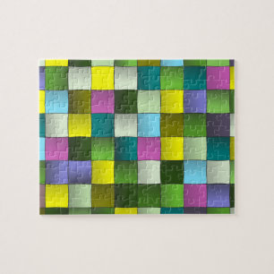 Woven Mosaic Pattern Jigsaw Puzzle