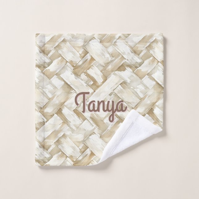 Woven Pattern | Make up Wash Cloth (Wash Cloth)